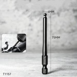 NiuXiang | Bộ Mũi Khoan Allen Đầu Bi 1.5-10mm Bộ Tua Vít Đầu Lục Giác 75mm Bộ Từ Tính Mô-men Xoắn Cao Dùng Cho Máy Khoan Điện - Thép Đa Kích Cỡ Chống Trơn Trượt