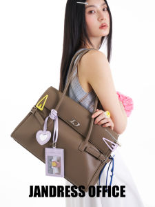 JANDRESS | Ash Grey Commuter Large Capacity Tote Bag
