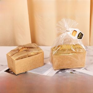 Gold Pillow Baking Tray Disposable Toast Oven Roasting High Temperature Resistant Paper Box Small Pastry Box Kitchen Tools