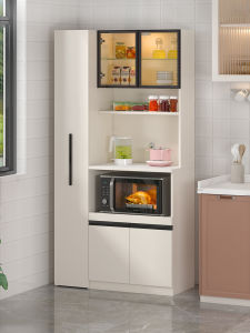 QIANGXIANG | Creamy Style Multifunctional Luxurious Simple Sideboard High Cabinet
