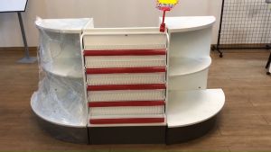 เคาน์เตอร์คิดเงิน สำหรับร้านค้า ระดับหนึ่ง กันน้ำได้ 1 ชุดหมาย เซ็ดมือ แข็งแรง ทนทาน