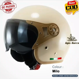 Helm Retro Pilot SNI Dewasa - Banyak Warna Terbaik