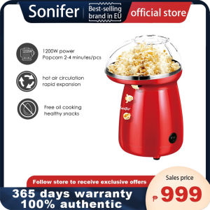 Sonifer Electric Hot Air Popcorn Maker: A Healthy Snack Solution