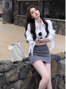 DUOMIAOTU | Business Casual Korean Style Youthful Dress
