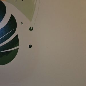 รูปภาพใบไม้ สไตล์มินิมอล รูปแคนวาส กรอบลอยติดตั้งง่าย แขวนผนังตกแต่งบ้าน ห้องนั่งเล่น  สีสวยคมชัด คุณภาพดี (ส่งจากไทย)