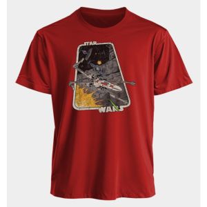 2025 Star Wars Peripheral Printed Cotton Short Sleeve American Mens and Womens Summer Loose Daily Commuter Crew Neck T-Shirt