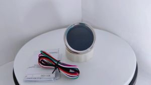 ELING 52mm (2) 2in1 Digital Fuel Level Water Level Water Temp. Holding Tank Level Gauge Voltmeter 12V 24V for Auto Truck RV