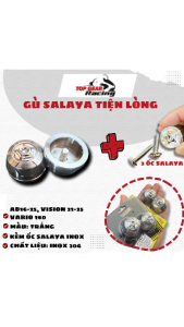 Gù Tay Lái Air blade Vision Vario 160 Tiện Lòng Salaya Kèm 2 Ốc Salaya Gắn Như Zin