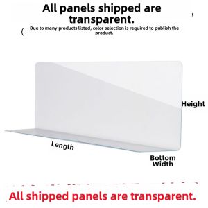 Falling Prevention and Dividing Acrylic Barrier L-Type 2.8mm