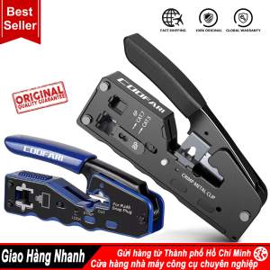 Kìm Bấm Mạng Đa Năng Bấm Dây Mạng Cat5 Cat6 Cat7 hàng cao cấp kích thước nhỏ gọn