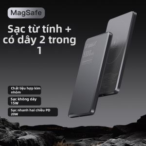 HANG | Pin Sạc Dự Phòng Sạc Nhanh Không Dây Từ Tính