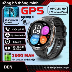 Đồng Hồ Thông Minh T-REX3 Dành Cho Nam Chống Nước 10ATM Thiết Bị Theo Dõi Thể Dục Với Chức Năng Đo Nồng Độ Oxy Trong Máu Gọi Bluetooth Pin 1000mAh Màn Hình AMOLED 1.73 Inch