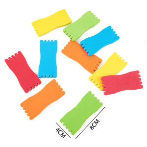 【W】10Pcs EVA Foam Spools Fishing Winding Board Fishing Hook Line Tackle Foam Spool Trace Wire Swivel Tackle Fish Line Tools