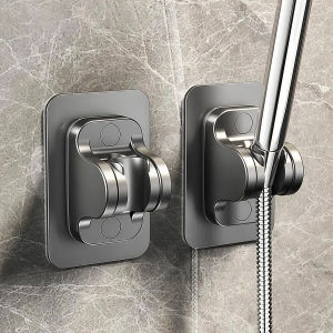 Heavy Duty Adjustable Universal Shower Head Bracket No Drill