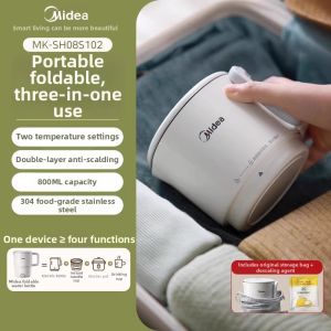 Midea | Portable Foldable Thermos Water Kettle 316L Stainless Steel