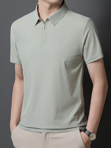 CHAFEI | Half-Zip Polo Shirt Men Short Sleeve T-Shirt