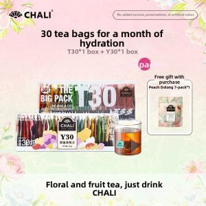 CHALI | Healthy Goji Berry Mulberry Prune Pu-erh Tea Mixed Packs 30 Bags
