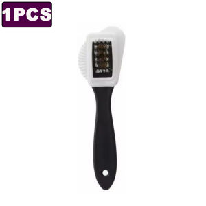 3 Side Cleaning Shoe Brush Plastic S Shape Shoe Cleaner for Suede Snow Boot Leather Shoes Household Cleaning Tools Accessories