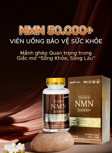 Thực phẩm bảo vệ sức khỏe NMN 50.000+ SANG A Chính Hãng hộp 120 viên