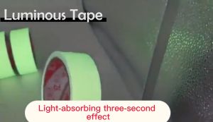 Luminous Tape Self-adhesive Sticker Night Vision Glow In Dark Safety Warning Staire Stage Laddle Edge Anti-Skid Security Home Car Decoration Tapes Automatic Illumination
