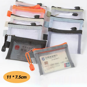 กระเป๋าพวงกุญแจสายหูฟัง 3 สัญญาณ กระเป๋าใส่บัตรแบบพกพาส สำหรับซิปกระเป๋าสตางค์ลิปสติกตา ขนาดเล็ก