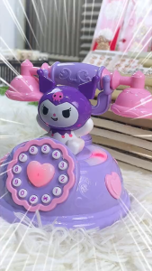 Infinity Classic Telephone Toys With Light And Songs Kuromi Phone Mainan Kanak Perempuan