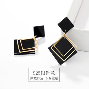 Elegant round Square Face Spring Unique Beautiful Earrings Simple Artistic High-End Feelings Fashion Jewelry Accessories