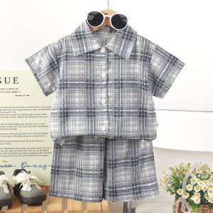 0-5Y Kids Baby Boy Clothes Summer Floral Print Sets 2Pcs Short Sleeve Shirt+Shorts Child Boy Beach Wear Casual Outfits