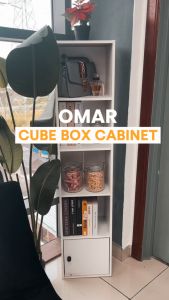 FINSSO Omar 2/3/4 Tier Bookshelf / DIY Utility Shelf / Rak Buku / Rak Buku Kayu / Kabinet Buku / rak buku