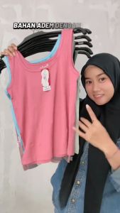 Kaos Dalam Tanktop Wanita Tali Besar Miranda 6269 Crop Top Bahan Rayon Lembut