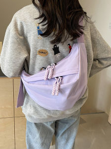 TANGKOU | Large Capacity Broad Strap Canvas Bag For Women