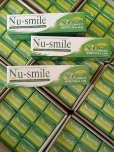 12 pcs NUSMILE (PASTA GIGI HERBAL ALAMI HILANGKAN PLAKBAU MULUTCEGAH SARIAWAN)