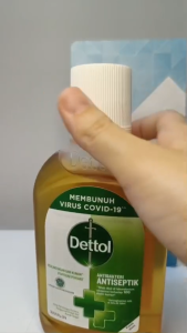 DETTOL Antiseptik Cair 45ml / 95ml / 245ml Perlindungan Dari Kuman Penyebab Penyakit