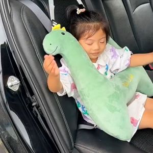 Bantal Tidur Mobil Anak Kartun Dengan Dudukan Lembut Bantal Perjalanan Jarak Jauh Kereta Api Pesawat Terbang Aksesoris Interior