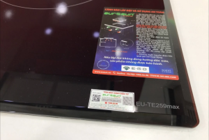 Bếp điện từ đôi thông minh Eurosun EU TE259MAX mặt kính Euro Platinum 2 vùng nấu từ hồng ngoại