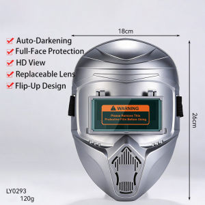 Auto Darkening Welding Helmet Flip Up True Color Face Shield High Temperature Resistant Anti Glare Protective Mask For Welder