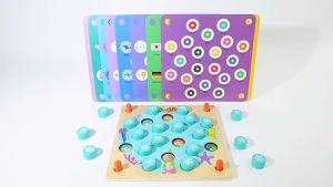 Montessori Memory Board Game Toys Boys Girls | Mainan Memori Papan Budak Lelaki Perempuan