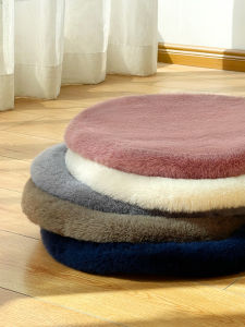 หนาpadเก้าอี้plushรอบhome Officeเบาะรองนั่ง อุ่น ฤดูหนาว นักเรียน โต๊ะเก้าอี้pads Non-slip นุ่ม ผ้าโมเดิร์น เรียบง่าย สไตล์