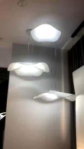 Đèn chùm treo trần phong cách Bắc Âu 12W thiết kế tối giản hiện đại cho phòng ăn và không gian sống