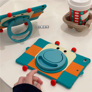 360 Degree Rotatable Stand Tablet Case Cover For iPad 10.9 2022 10th 10.2 7th 8th 9th 9.7 5th 6th 2017 2018 Gen / Mini 1 2 3 4 5 6th/ Air 1st 2nd 3rd 4th 5th Gen 10.9 / Pro 11-in 1st 2nd 3rd Gen /Pro 10.5 9.7-in 3D Robots Tablet Case