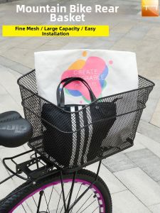 Mountain Bike Large Capacity Rear Basket