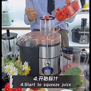 4 in 1 Juice Extractor Machine Automatic Juicers Heavy Duty Original With Separator Slag Juice Separator Multifunction Blender Heavy Duty Food Mixer