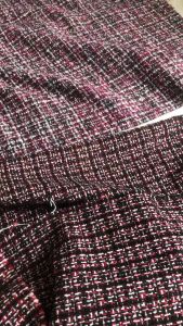 Vải Dạ Tweed Kẻ Dệt Kim Tuyến Khổ 1m5 - Dày Dặn Mềm Không Giãn - May Đồ Thiết Kế Chân Váy