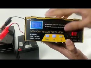 MF-2B Car Battery Charger 12V / 24V 12.6V Lithium Battery Automatic Intelligent Pulse Repair Motorcycle Truck Pengecas