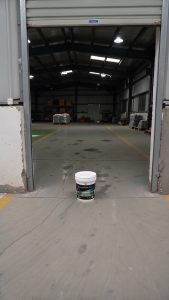 Water Based Epoxy Floor Paint Waterproof Floor Coating High Gloss Wear Resistant Self Leveling Light Green