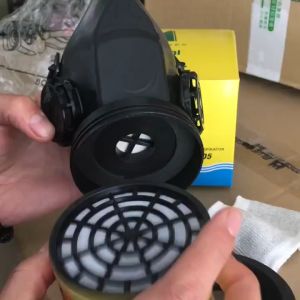OKDA Industry Respirator Mask dual -Filter Chemical Dust -Proof Coating industrial Dust Mask