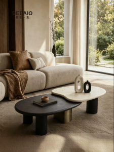 Adjustable Nesting Coffee Table for Living Room