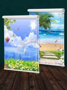 CHIYIJIA | Waterproof Oily Proof Light Blocking Privacy Shade Curtain
