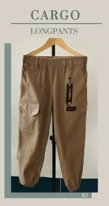 Celana Panjang Cargo Anak Bergaya Kargo Banyak Saku Trendy Nyaman Dipakai