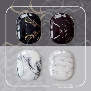 Suitable for Apple Airpods Max protective case transparent TPU soft shell Bluetooth earphone headset fashionable and trendy a